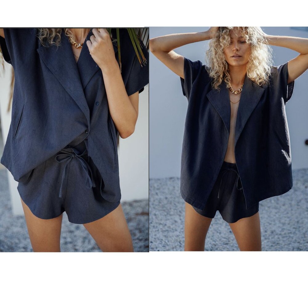 Maurie + Eve Help Shirt & Shorts Set - Size AU 10/12 - US 6/8